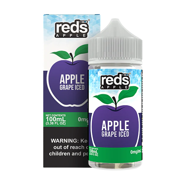 ICED GRAPE - REDS APPLE E-JUICE - 7 DAZE - 100ML