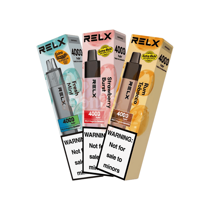 RELX MAGICGO GA4000 DISPOSABLE 4000 PUFFS 3% Nicotine