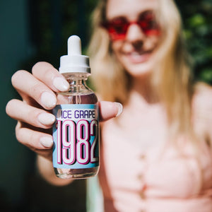 1982 ICED GRAPE E-LIQUID (60ML GLASS BOTTLE) - THE VAPE SITE