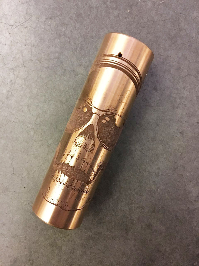 Rogue--- Gangster Skull by J. MARK DESIGNS - THE VAPE SITE