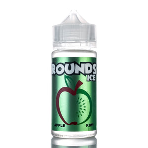 ROUNDS E-LIQUID - APPLE KIWI ICE 100ML - THE VAPE SITE