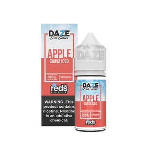 ICED GUAVA RED'S APPLE ICED - 7 DAZE SALT - 30ML