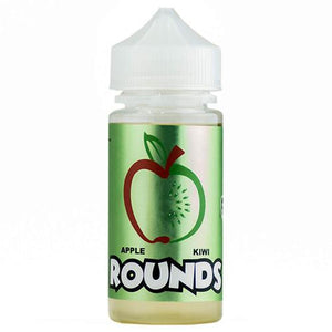 ROUNDS E-LIQUID - APPLE KIWI 100ML - THE VAPE SITE