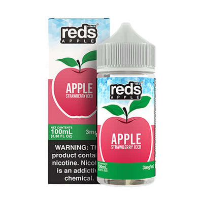 ICED STRAWBERRY - Red's Apple E-Juice - 7 DAZE - 100mL