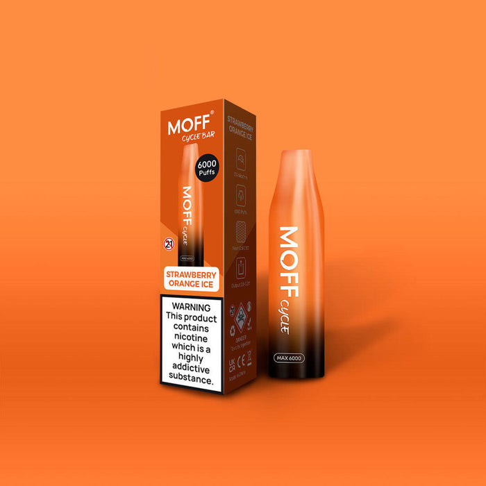 MOFF CYCLE BAR DISPOSABLE 6000 puffs (INCLUDED SMART BATTERY DEVICE) | THE VAPE SITE MOFF CYCLE BAR DISPOSABLE 6000 puffs (INCLUDED SMART BATTERY DEVICE) | THE VAPE SITE