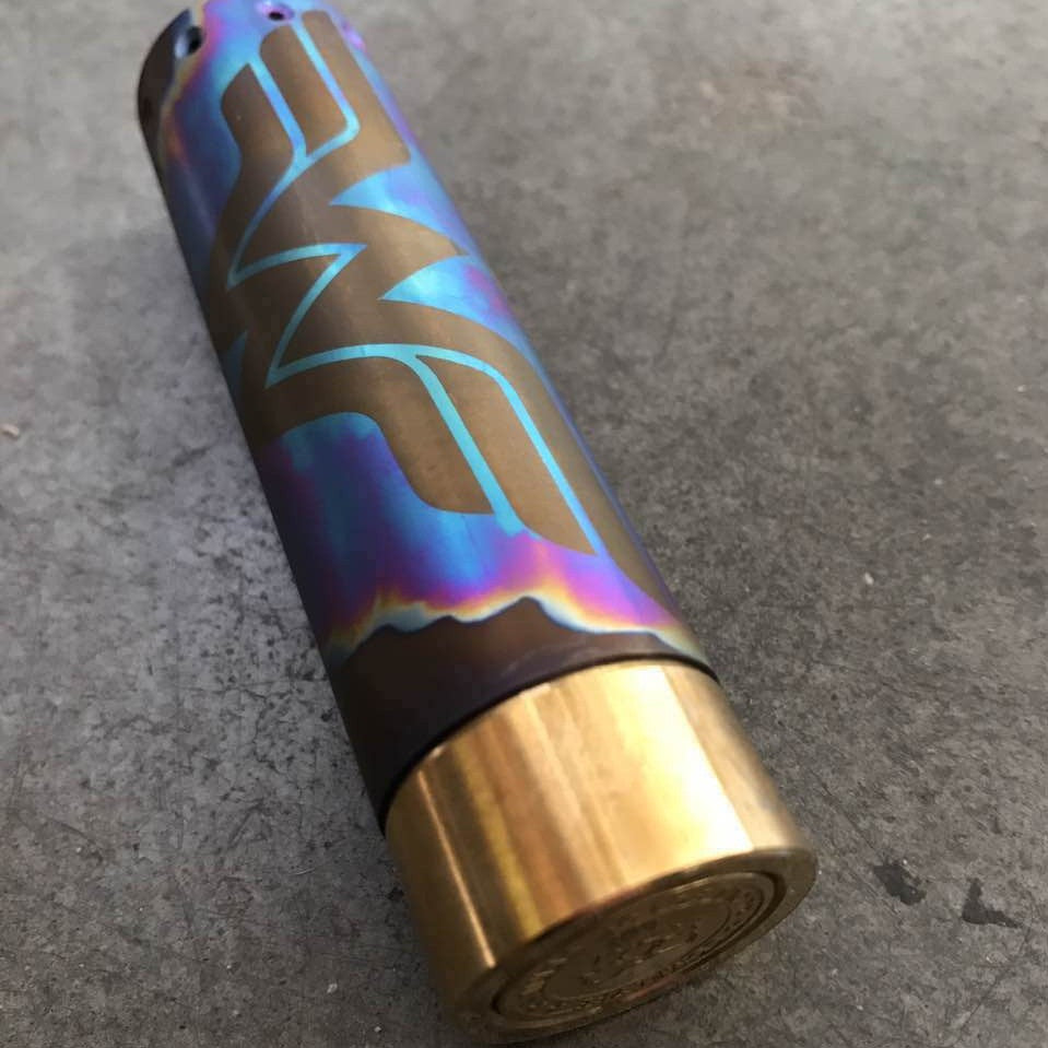 COMP LYFE - HK 25MM MOD - CUSTOM ANODIZED TITANIUM (1 OF 1) | THE VAPE SITE