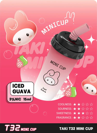 TAKI-VEEX T32 KAWAII Disposable vape- Mini cup- 15ml-6000puffs