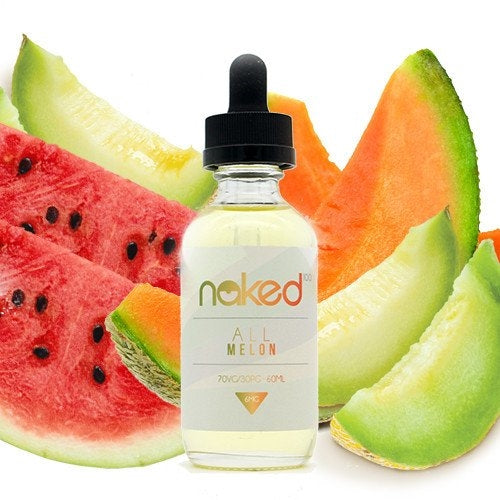 NAKED 100 E-LIQUID - ALL MELON 60ML - THE VAPE SITE