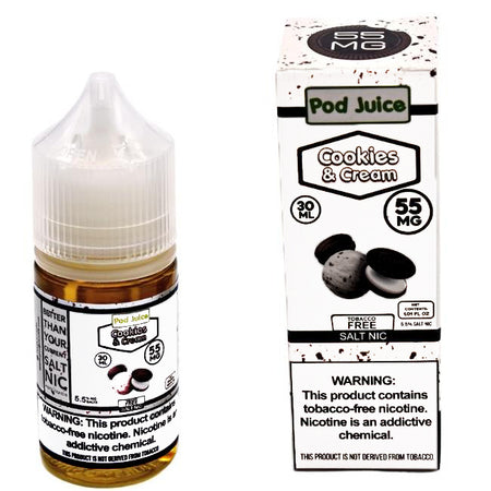 ICE CREAM COOKIES】E-LIQUID POD 1.8ml Cookies & Cream by Pod Juice