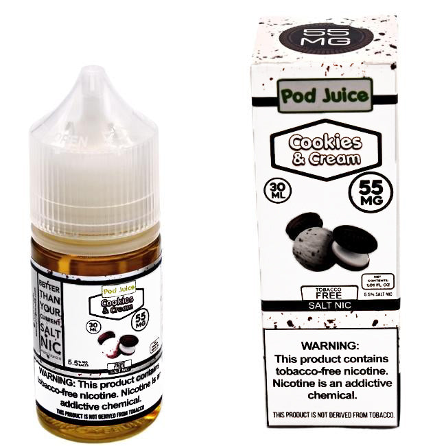 i love cookies vape juice AND CREAM - POD E-LIQUID - 30ML Color_Blue ADD NICOTINE SHOTS:1 NICOTINE SHOT We Taste-Tested 20+ Geek