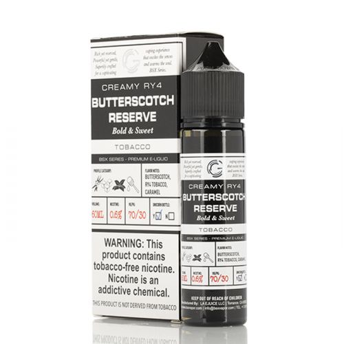 BUTTERSCOTCH RESERVE - BASIX SERIES - GLAS E-LIQUID - 60ML