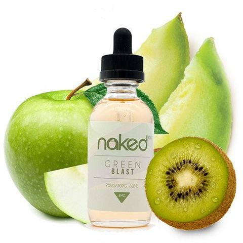 NAKED 100 E-LIQUID - GREEN BLAST 60ML - THE VAPE SITE