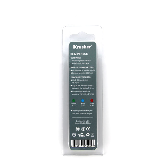 iKrusher S1 Variable Voltage Battery | THE VAPE SITE | THE VAPE SITE iKrusher S1 Variable Voltage Battery | THE VAPE SITE | THE VAPE SITE