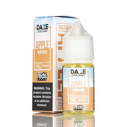 ICED PEACH - RED'S APPLE E-JUICE - 7 DAZE SALT - 30ML | THE VAPE SITE