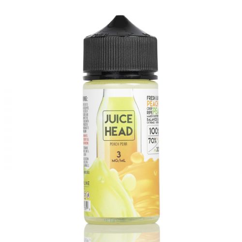 PEACH PEAR JUICE HEAD ELIQUID 100ML THE VAPE SITE